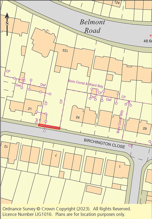 Lot: 66 - FREEHOLD RANSOM STRIP -